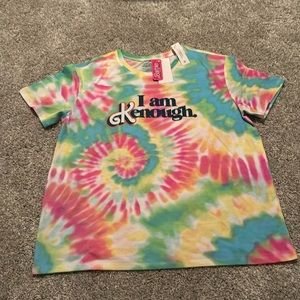 NWT Barbie I Am Kenough Tie Dye Tshirt